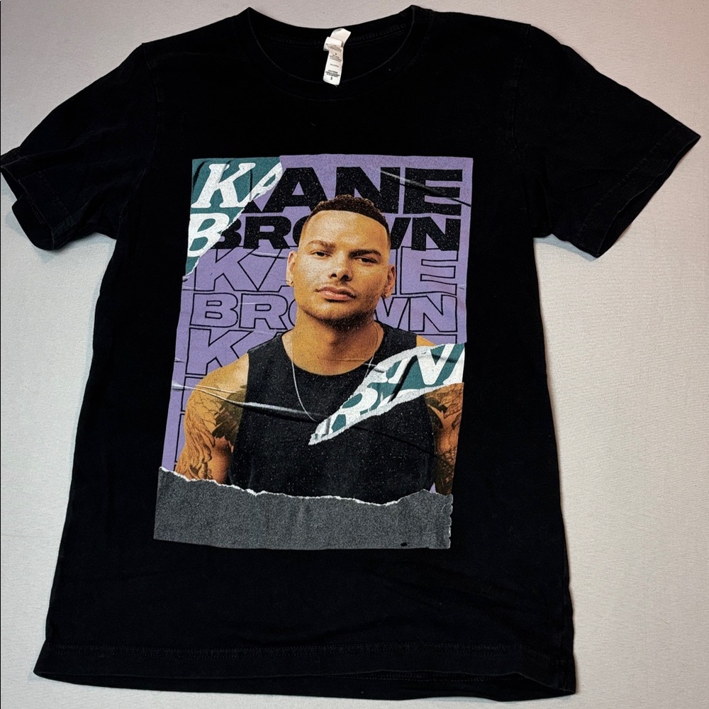 Kane Brown On Tour Size S  Black Concert T-Shirt Fanwear Country